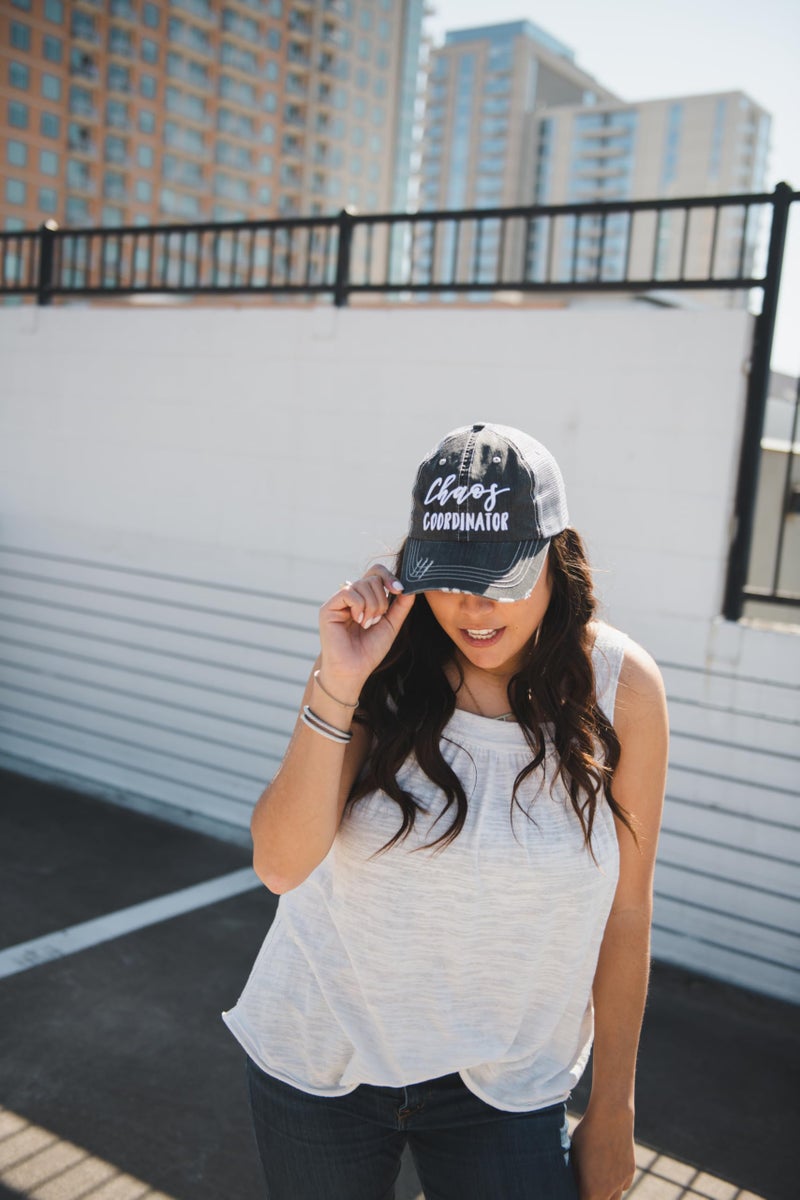 KATYDID Chaos Coordinator Baseball Cap - Trucker Hat for Women - Stylish Cute Ball Cap (Grey) - Image 2